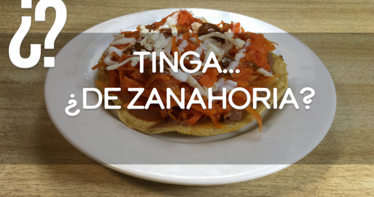 Tinga de zanahoria